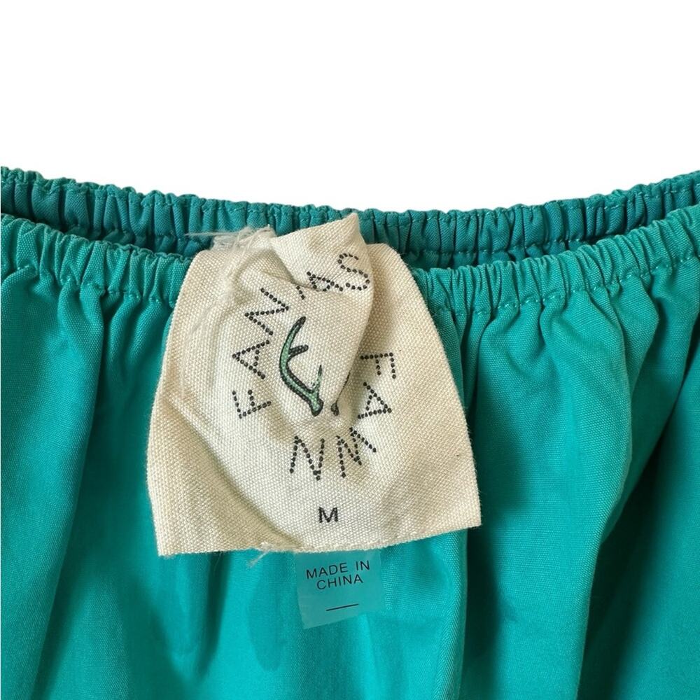 Fantastic Fawn Flamingo Sequin Teal Dress – Women’s Size Medium - Picture 5 of 8